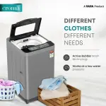 Croma 7 kg 5 Star Fully Automatic Top Load Washing Machine ( Air Dry Function, Grey)