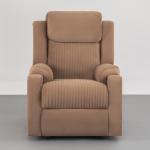 Sleepyhead RX6 - Single Seater Suede Fabric Recliner (Mocha Brown) |3 Modes of Comfort |High Back Rest for Extra Neck & Lumbar Support | Premium Pocket Springs for Plush Feeling